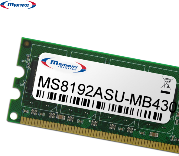 Купить Memory Solution MS8192ASU-MB430 8GB Speichermodul (MS8192ASU-MB430) в магазине wardena.ru