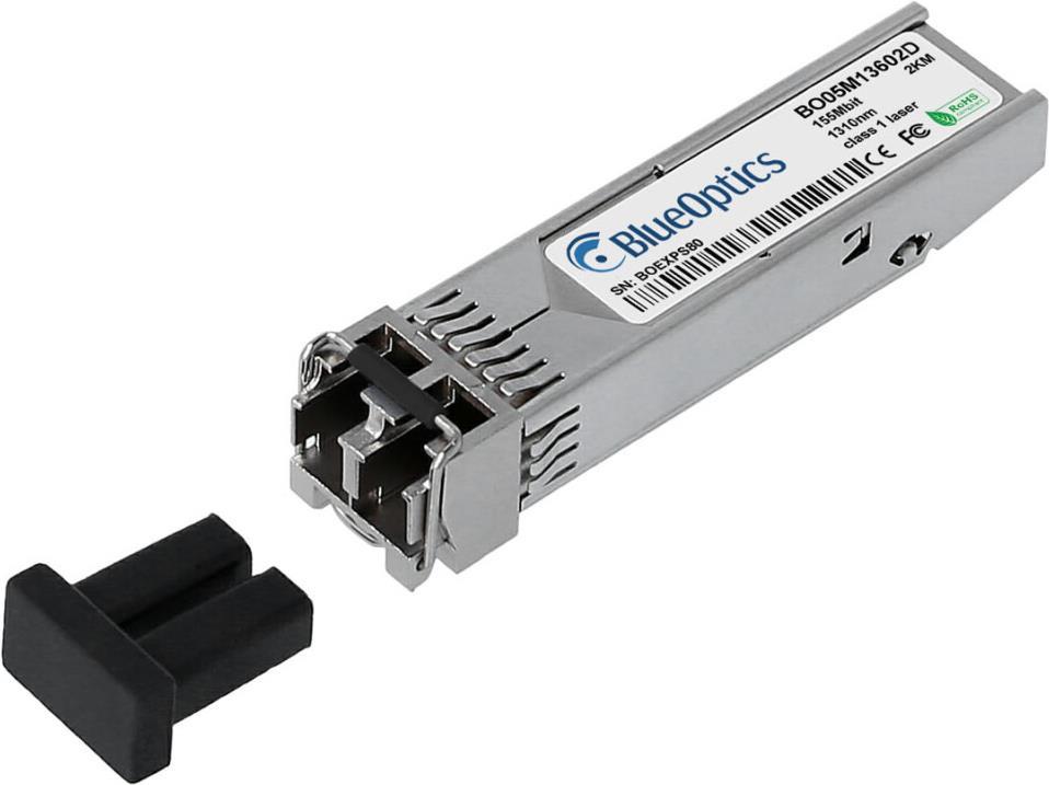 Купить FibroLAN B307 kompatibler BlueOptics© SFP Transceiver für Multimode 155Mbit Datenübertragungen in Glasfaser Netzwerken. Unterstützt Ethernet, Fibre Channel oder SONET/SDH Anwendungen in Switchen, Routern, Storage Systeme (B307-BO) в магазине wardena.ru