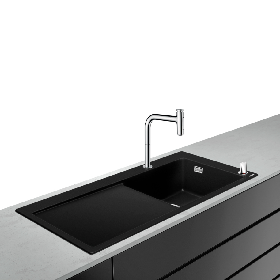 Купить Hansgrohe C51-F450-08 Комбинация для кухни 450 с крылом хром 43219000 в магазине wardena.ru