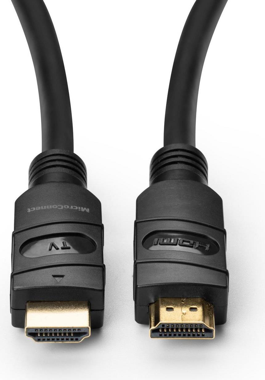 Купить Microconnect MC-HDM191915V2.0AMP HDMI-Kabel 15 m HDMI Typ A (Standard) Schwarz (MC-HDM191915V2.0AMP) в магазине wardena.ru