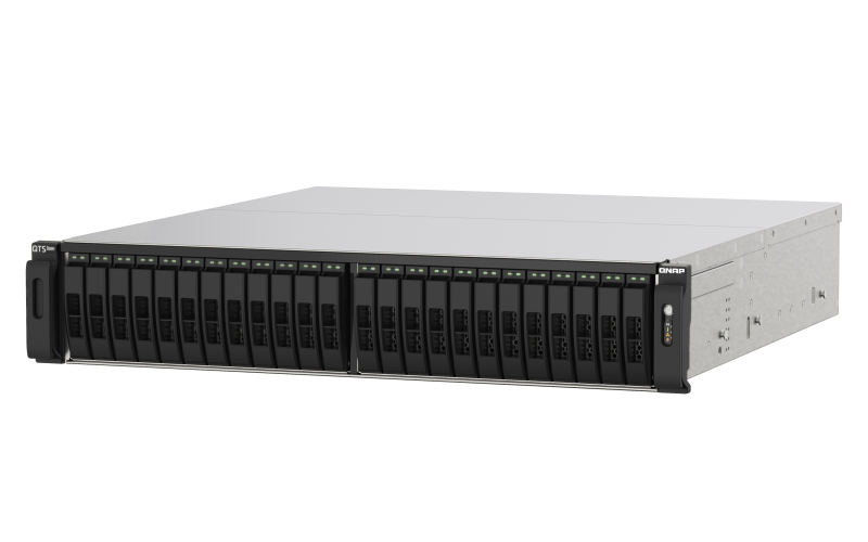 Купить QNAP TS-H2490FU - NAS-Server - 24 Schächte - Rack - einbaufähig - PCI Express 3.0 x4 (NVMe) - RAID 0, 1, 5, 6, 10, 50, JBOD, 60 - RAM 128 GB - 25 Gigabit Ethernet - iSCSI (TS-H2490FU-7302P-128G) в магазине wardena.ru