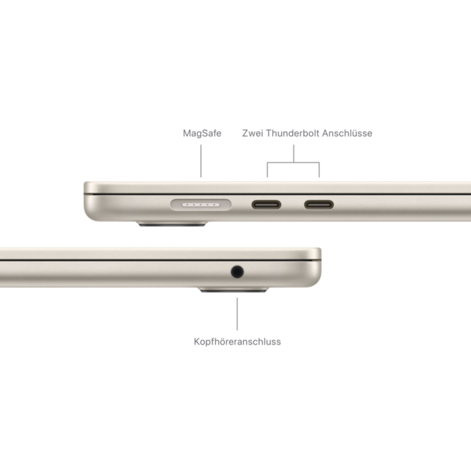 Купить APPLE MACBOOK AIR 15 M3 8C/10C/16C 16GB RAM 512GB SSD - STARLIGHT (MXD33D/A) в магазине wardena.ru