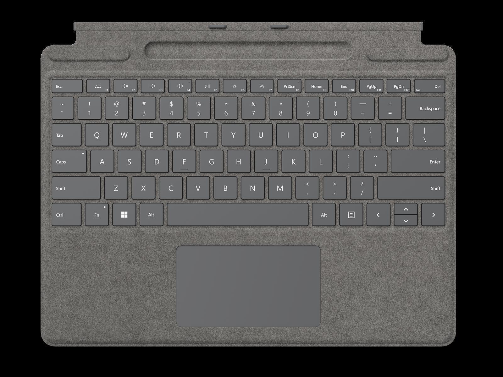 Купить Microsoft Surface Pro Signature Keyboard Platin Microsoft Cover port AZERTY Französisch (8XB-00064) в магазине wardena.ru