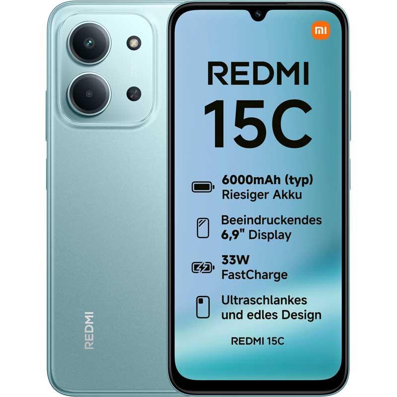 Купить Xiaomi Redmi 15C 5G Dual Sim 4GB RAM, 256GB, Minzgrün (MZB0LIPEU) в магазине wardena.ru