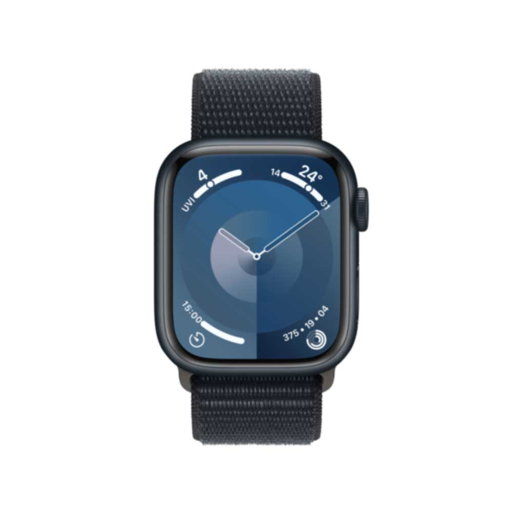 Купить APPLE Watch Series 9 GPS + Cellular 41mm Midnight Aluminium Case with Midnight Sport Loop (MRHU3QF/A) в магазине wardena.ru