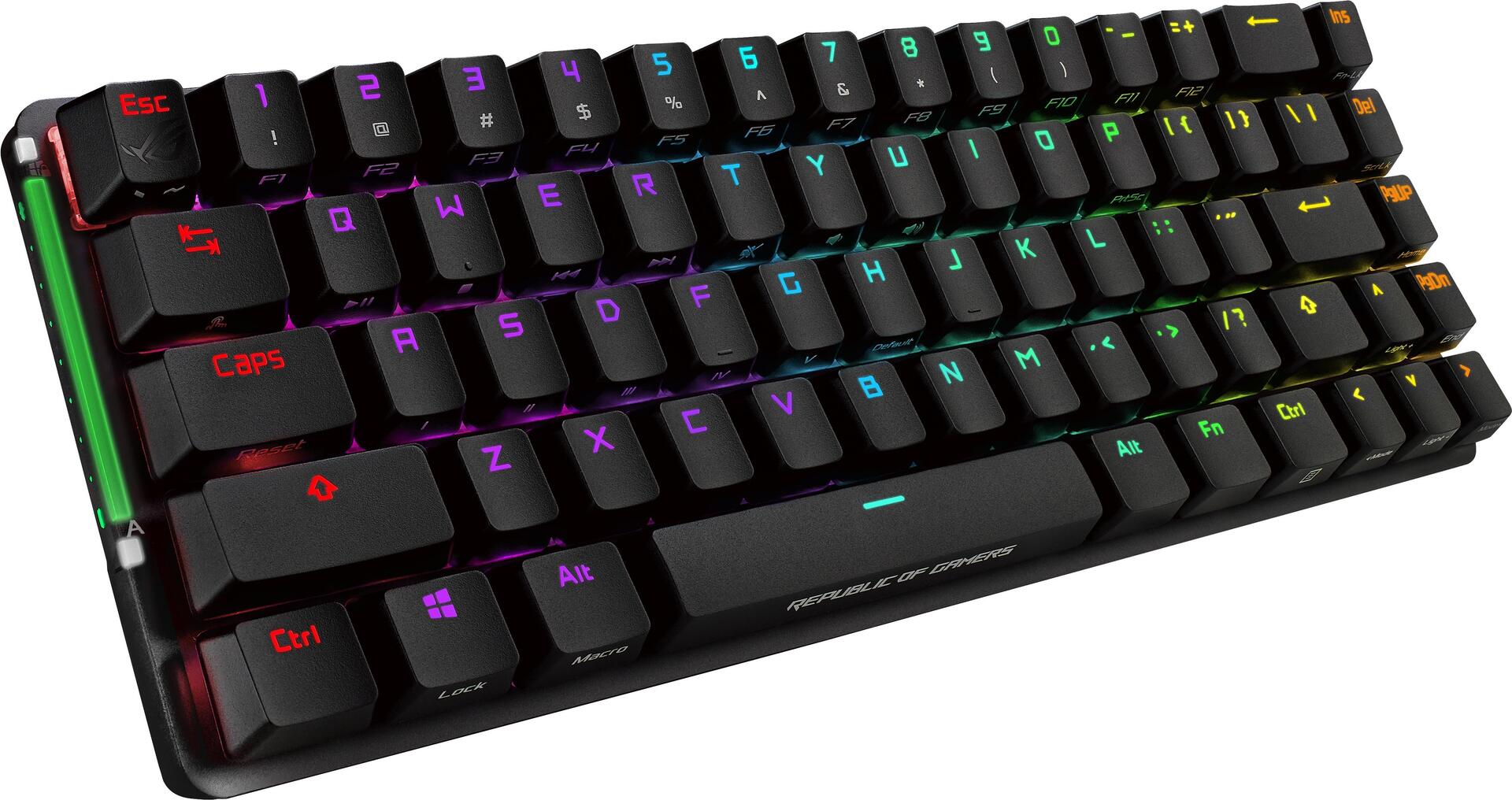 Купить ASUS ROG Falchion - Tastatur - backlit - kabellos - USB, 2,4 GHz - Deutsch - Tastenschalter: CHERRY MX RGB Red (90MP01Y0-BKDA01) в магазине wardena.ru