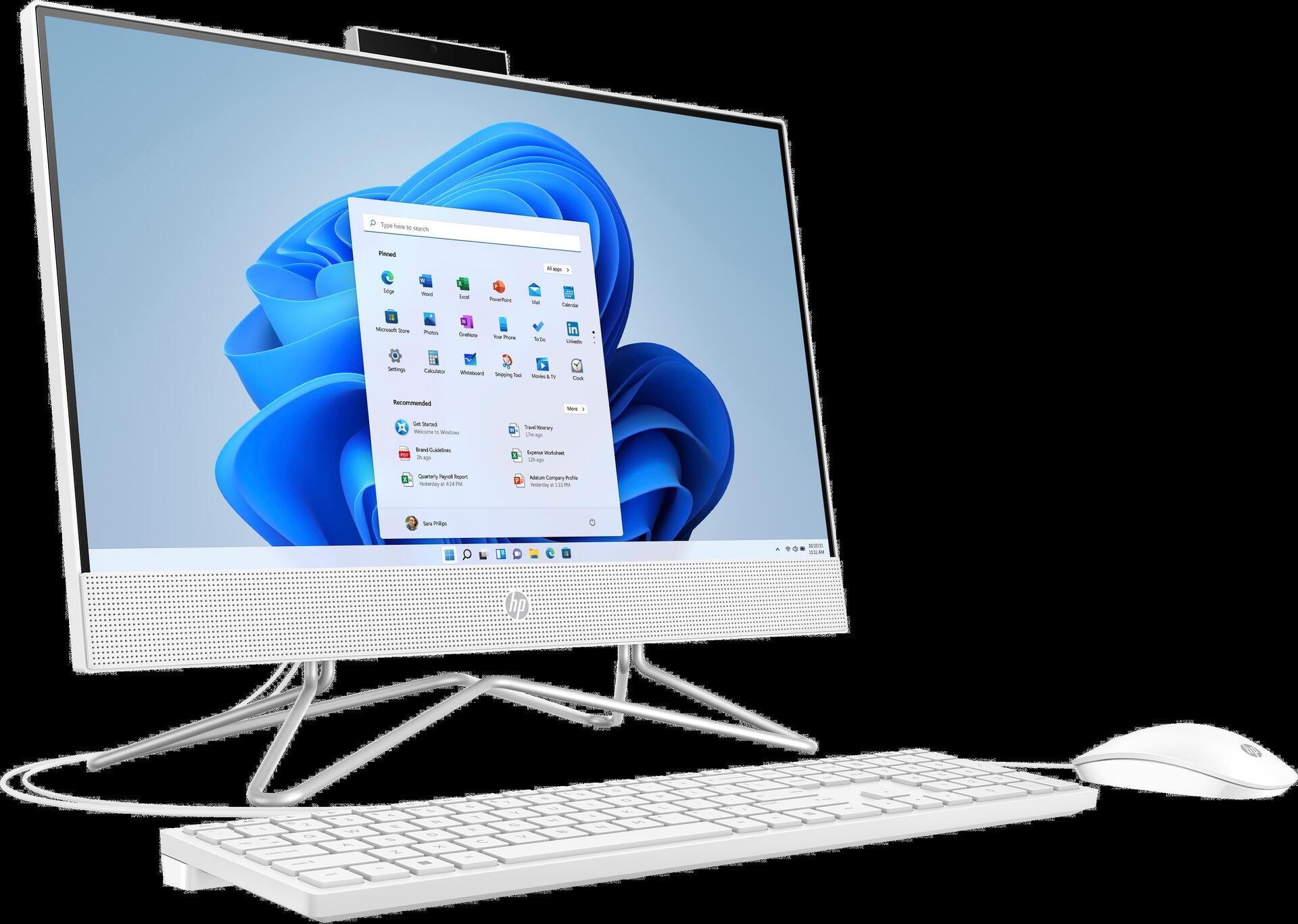 Купить HP 22-dd2003ng - All-in-One (Komplettlösung) - Pentium Silver J5040 / 2 GHz - RAM 4 GB - SSD 256 GB - NVMe - UHD Graphics 605 - GigE - WLAN: 802.11a/b/g/n/ac, Bluetooth 5.0 - Win 11 Home - Monitor: LED 54.6 cm (21.5") 19 (76Q11EA#ABD) в магазине wardena.ru
