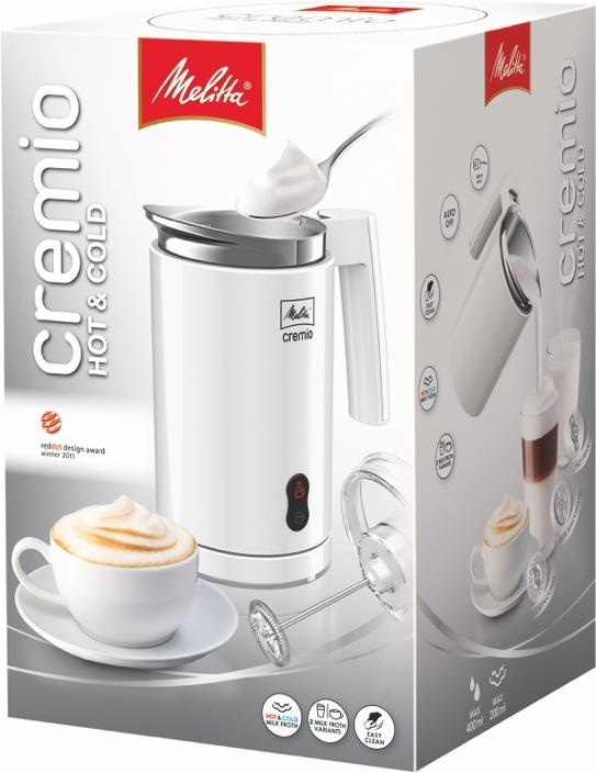 Купить Melitta Milchaufschäumer "CREMIO II", weiß - für den Markt: D / F / NL / A / L - 1 Stück (1014-01) в магазине wardena.ru