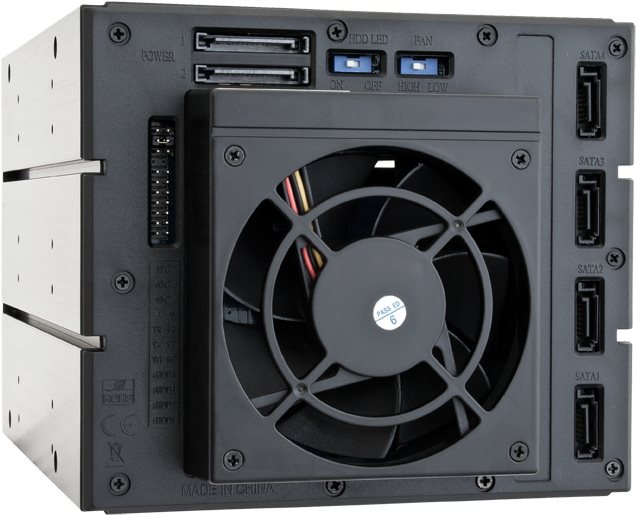 Купить Chieftec CBP-3141SAS - Gehäuse für Speicherlaufwerke mit Lüfter - 2.5" / 3.5" gemeinsam genutzt (6,4 cm/8,9 cm gemeinsam genutzt) в магазине wardena.ru