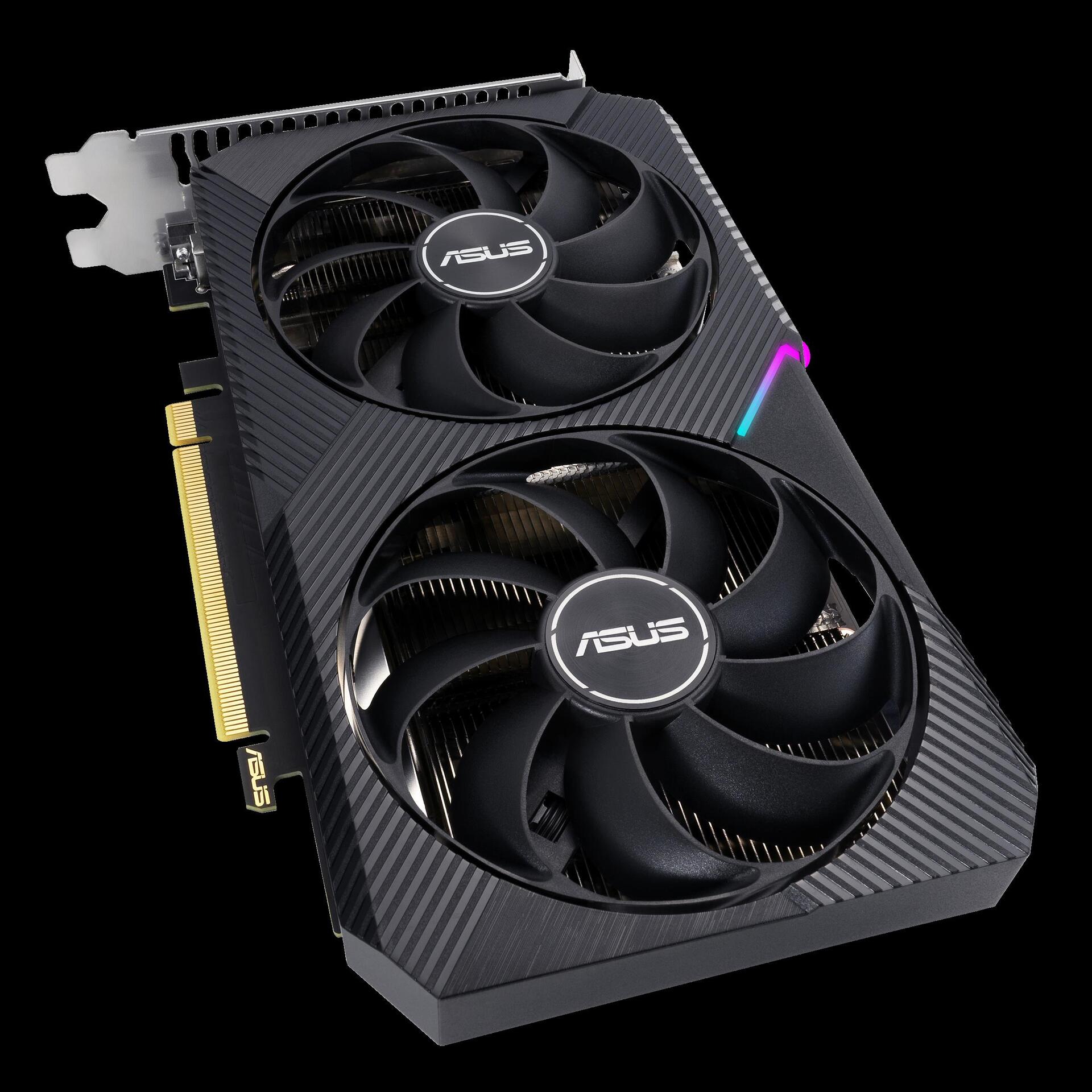 Купить ASUS Dual GeForce RTX 3050 V2 - OC Edition - Grafikkarten - GF RTX 3050 - 8GB GDDR6 - PCIe 4,0 - DVI, HDMI, DisplayPort (90YV0GH6-M0NA00) в магазине wardena.ru