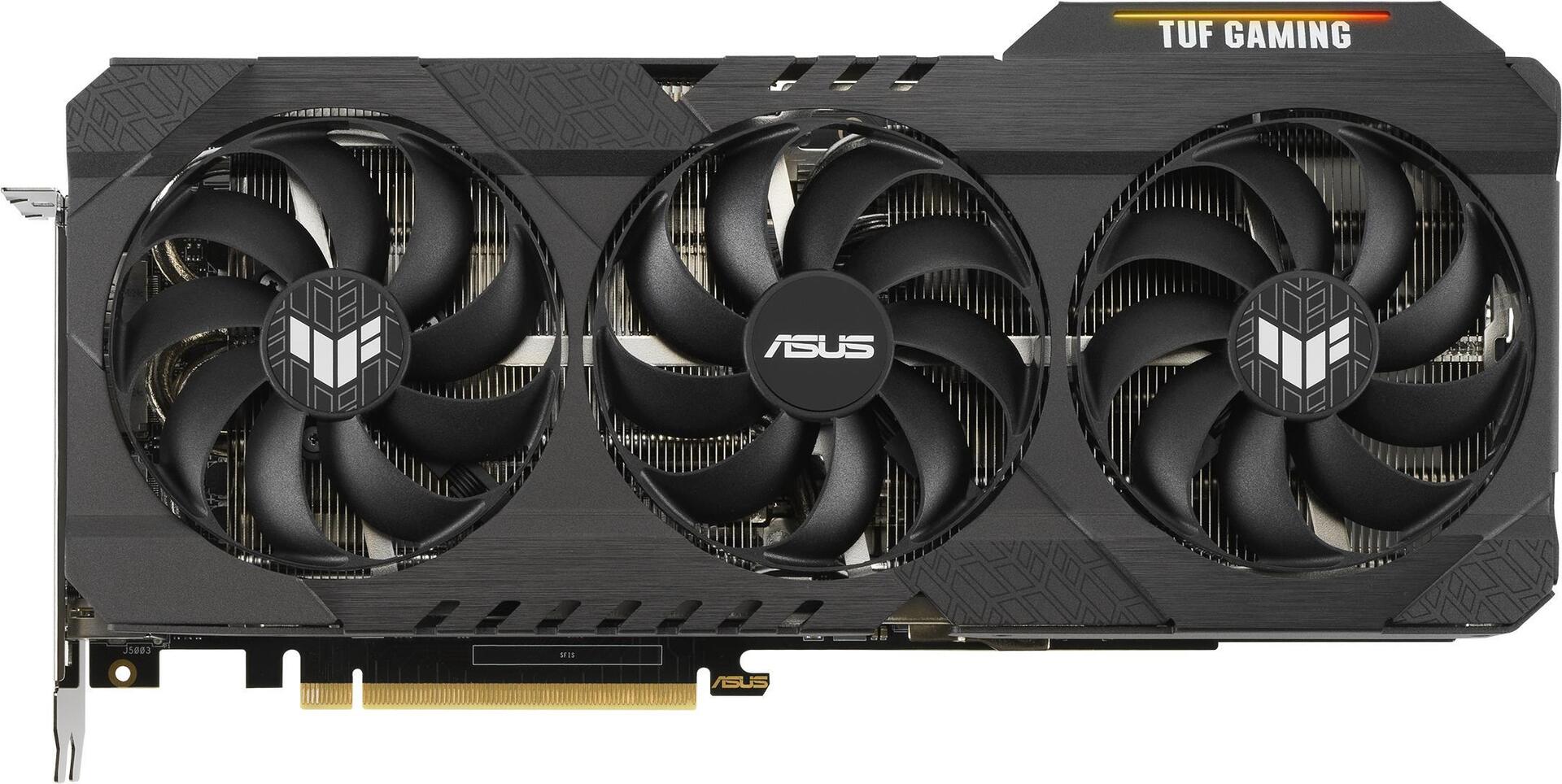Купить ASUS TUF-RTX3070TI-8G-GAMING - Grafikkarten - NVIDIA GeForce RTX 3070 Ti - 8 GB GDDR6X - PCIe 4.0 - 2 x HDMI, 3 x DisplayPort (90YV0GY1-M0NA00) в магазине wardena.ru