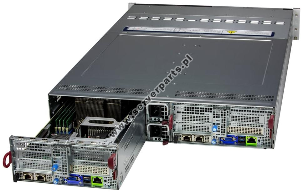 Купить Server Twin Supermicro SYS-222BT-DNR • 217BD2-R2K22P • X14DBT-B • BigTwin в магазине wardena.ru