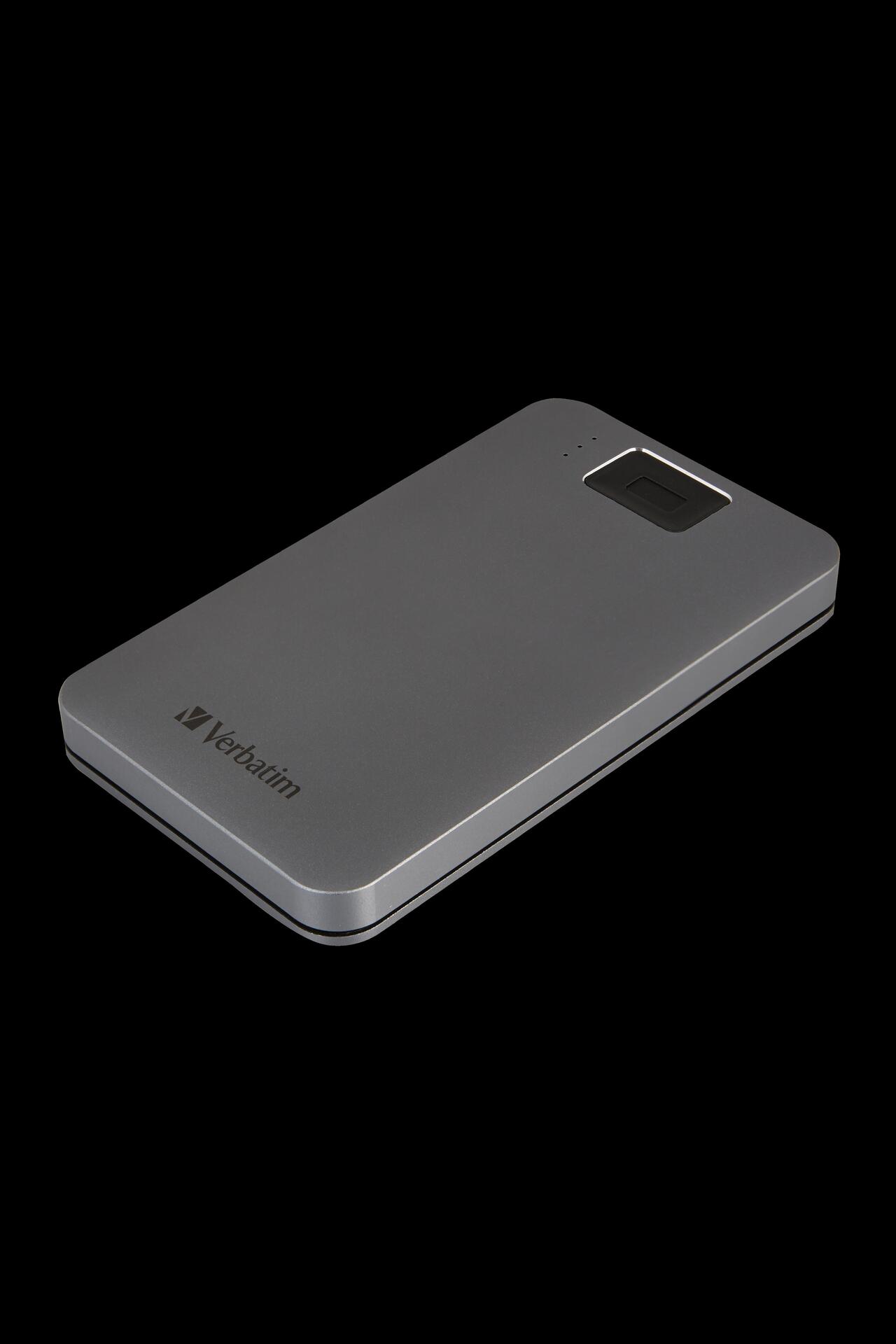 Купить Verbatim Executive Fingerprint Secure - Festplatte - verschlüsselt - 2TB - extern (tragbar) - USB 3,2 Gen 1 (USB-C Steckverbinder) - 256-Bit-AES (53653) в магазине wardena.ru