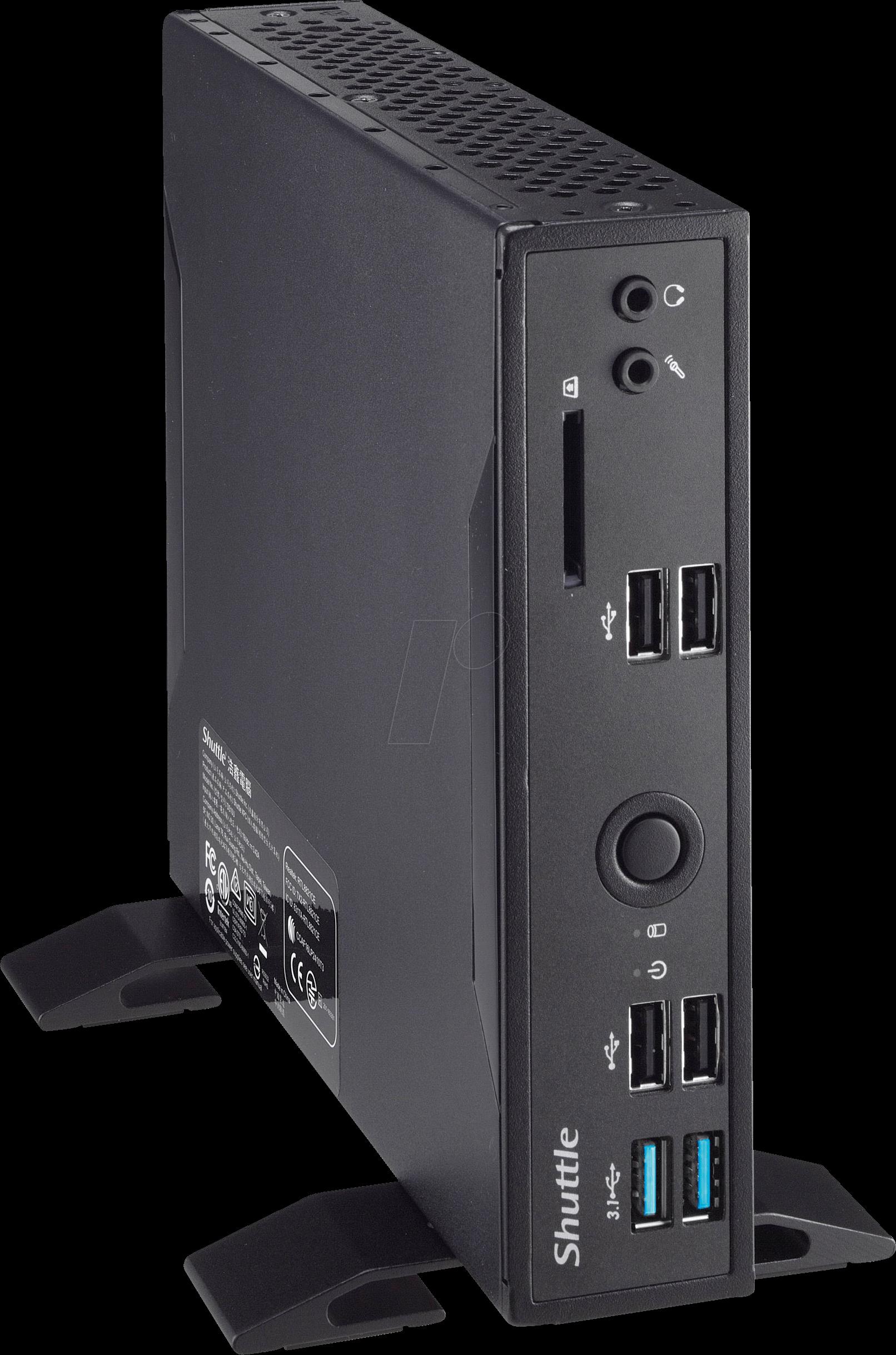 Купить Shuttle XP? slim DS10U 4205U 1,8 GHz 1,3L Größe PC Schwarz Intel SoC BGA 1528 (DS10U) в магазине wardena.ru