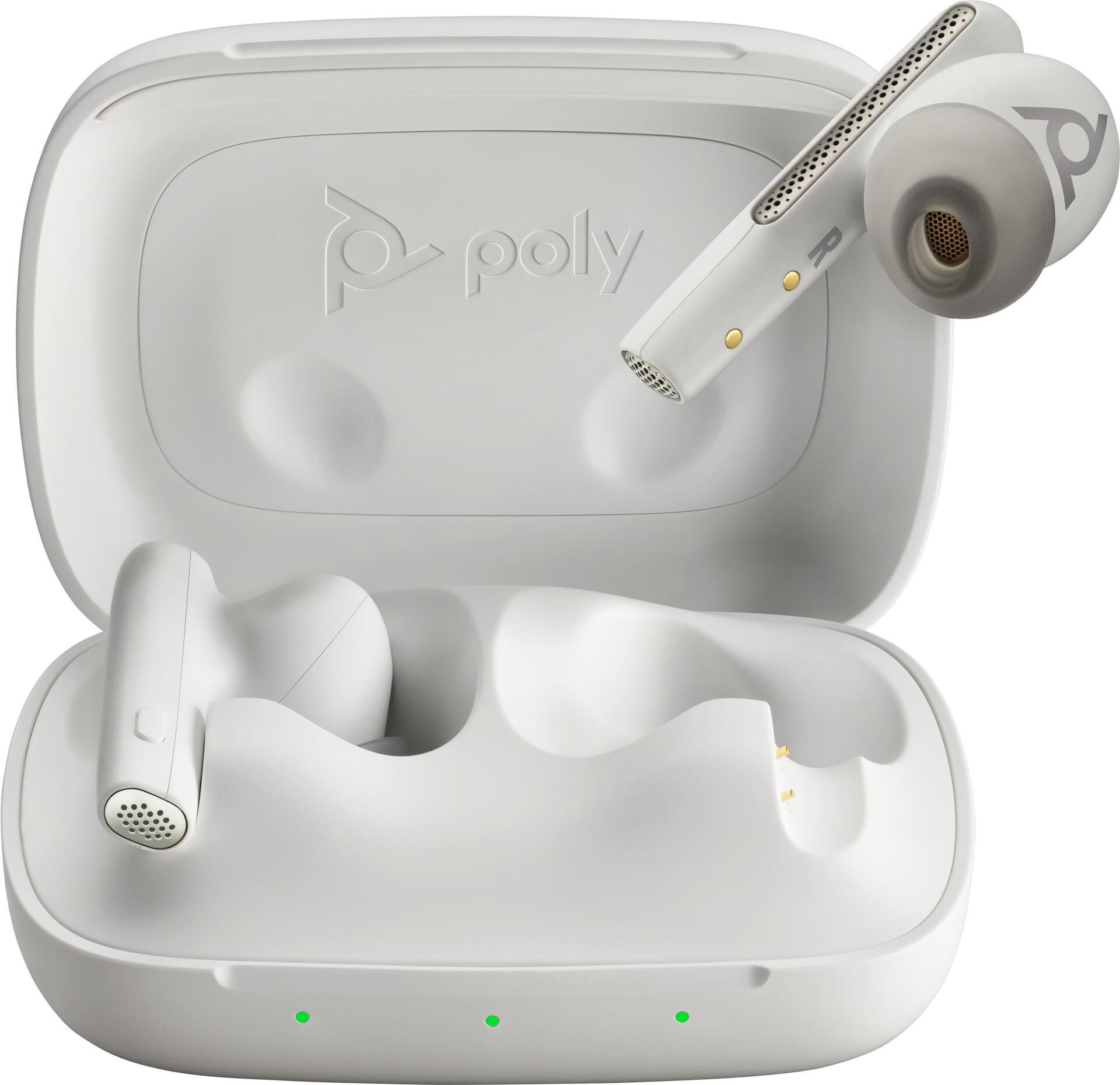 Купить Poly Voyager Free 60 - True Wireless-Kopfhörer mit Mikrofon - im Ohr - Bluetooth - aktive Rauschunterdrückung - Sandweiß (220758-01) в магазине wardena.ru