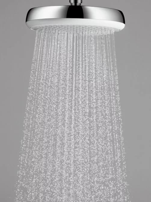 Купить Hansgrohe Верхний душ Crometta 160 1jet EcoSmar хром-белый матовый 26578400 в магазине wardena.ru