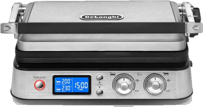 Купить DeLonghi MultiGrill CGH1020D - Tisch - Schwarz - Metallisch - Rechteckig - Kochbuch (0179510002) в магазине wardena.ru