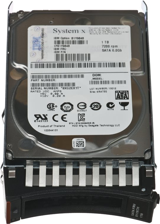 Купить IBM Lenovo - Festplatte - 600 GB - Hot-Swap - 2.5" SFF (6.4 cm SFF) - SAS - 10000 U/min - Express Seller - für BladeCenter HS23, System x3100 M5, x3300 M4, x35XX M4, x3650 M4, x3650 M4 HD (49Y6177) в магазине wardena.ru