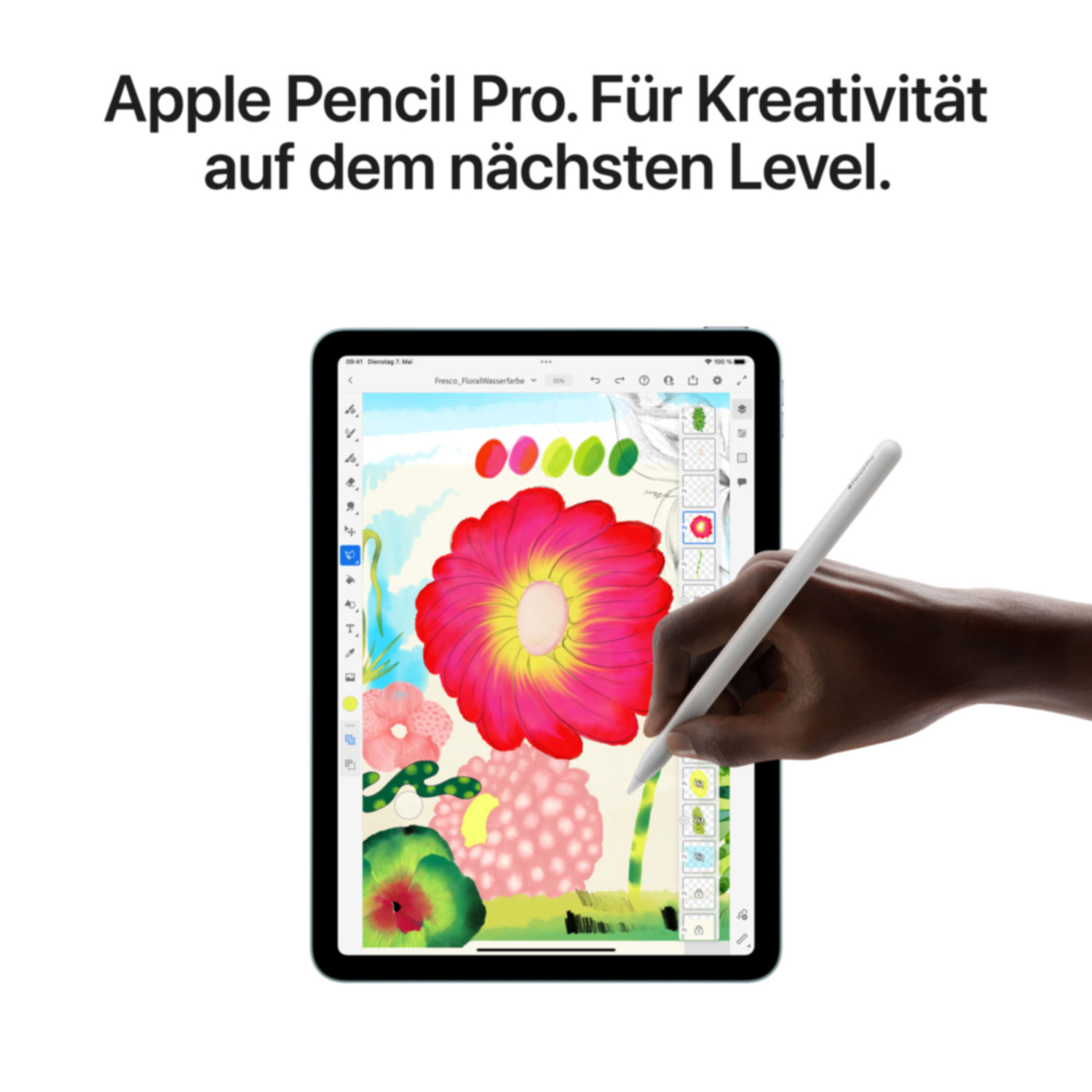 Купить Apple iPad Air (6th Generation) Air 5G Apple M TD-LTE & FDD-LTE 1 TB 33 cm (13") 8 GB Wi-Fi 6E (802.11ax) iPadOS 17 Grau (MV743NF/A) в магазине wardena.ru