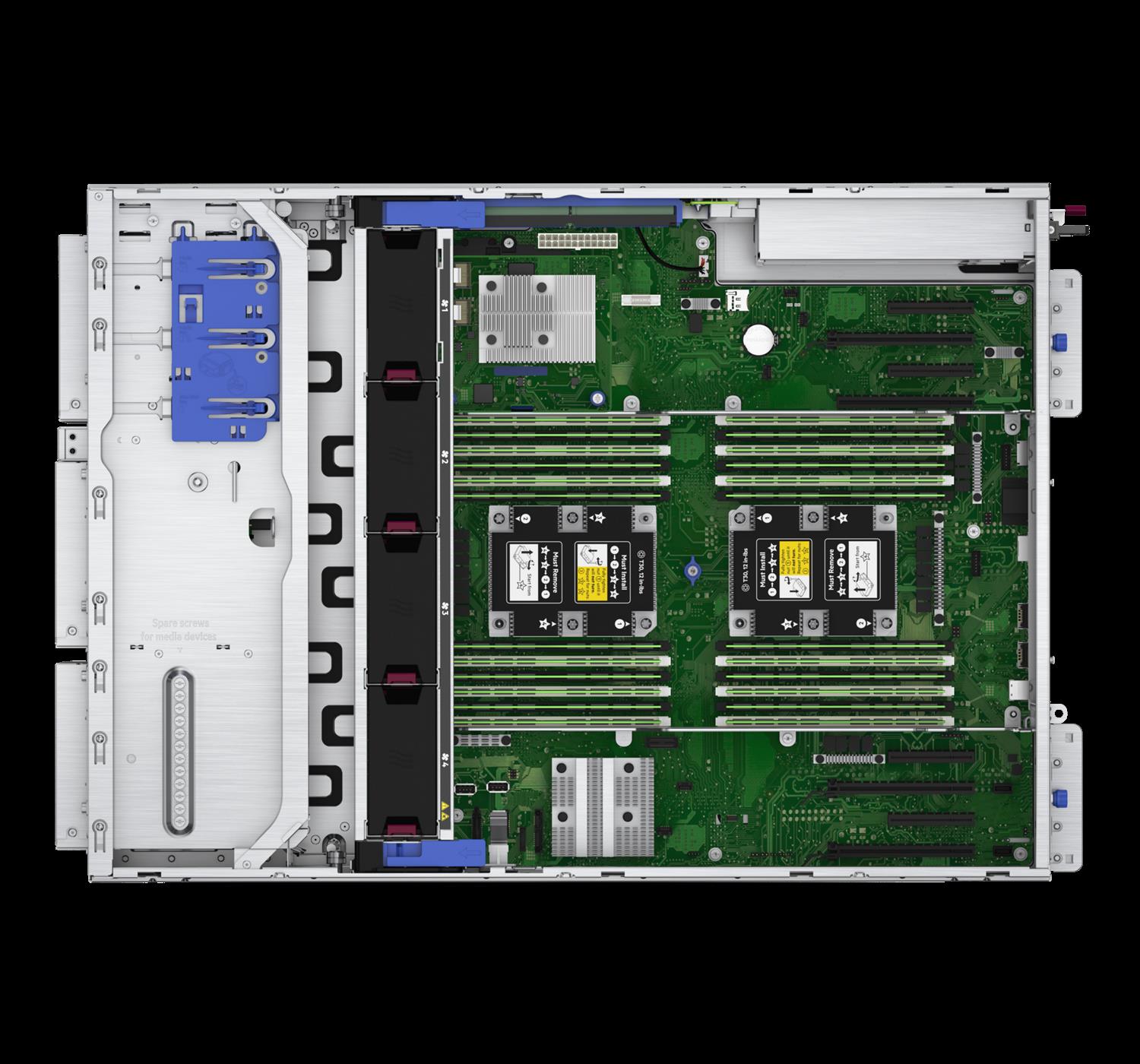 Купить Hewlett Packard Enterprise ProLiant ML350 Gen10 Server Turm (4U) Intel® Xeon Silver 2,4 GHz 32 GB DDR4-SDRAM 800 W (P59549-421) в магазине wardena.ru