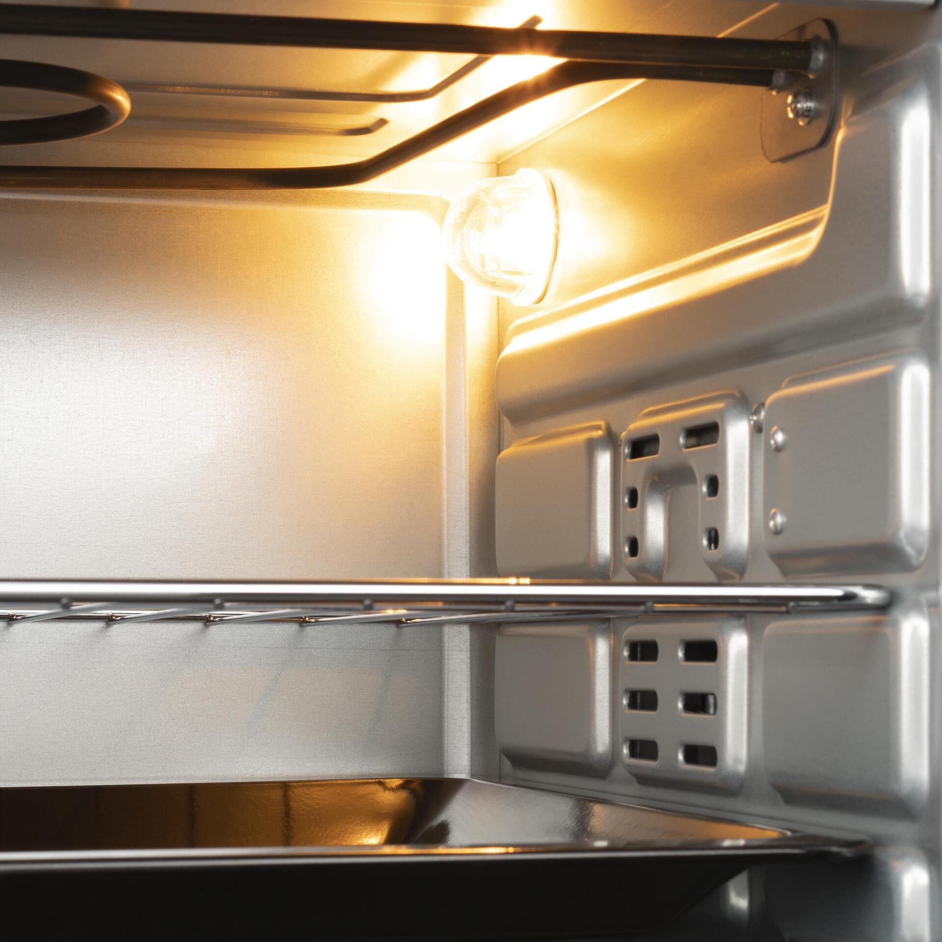 Купить Tristar OV-3630 Heißluft-Backofen - 38 l - Schwarz - Edelstahl - Freistehend - Drehregler - 0 - 230 °C - Metall (OV-3630) в магазине wardena.ru
