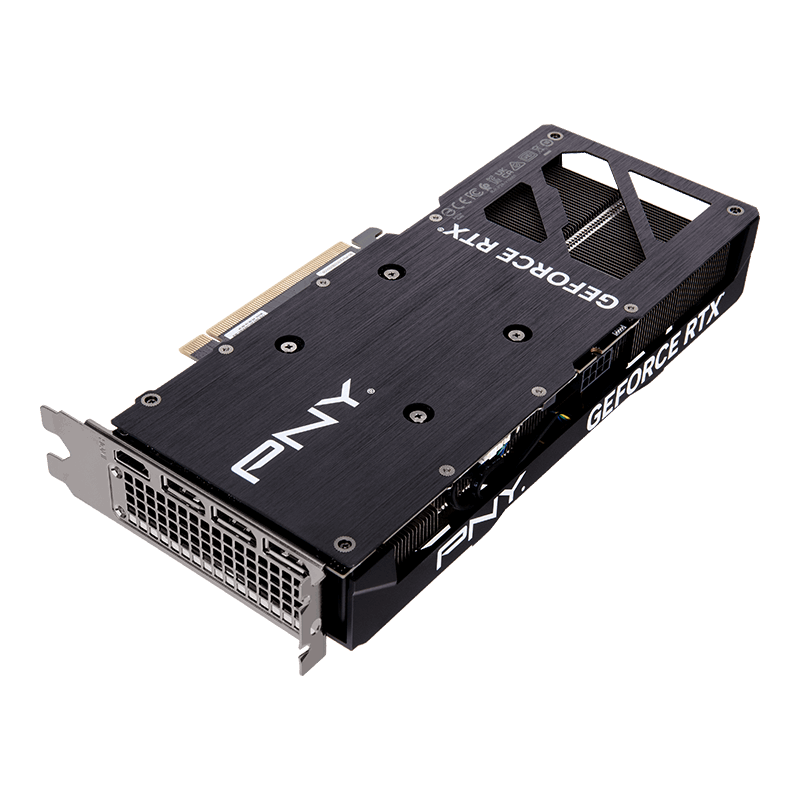 Купить PNY GeForce RTX 4070 12GB - VERTO Dual Fan Edition - Grafikkarten - GeForce RTX 4070 - 12GB GDDR6X - PCIe 4,0 x16 - HDMI, 3 x DisplayPort (VCG407012DFXPB1) в магазине wardena.ru