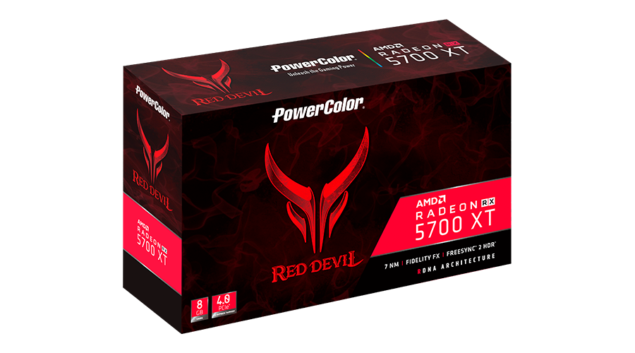 Купить PowerColor Red Devil AXRX 5700 XT 8GBD6-3DHE/OC Radeon RX 5700 XT 8 GB GDDR6 (AXRX 5700XT 8GBD6-3DHE/OC) в магазине wardena.ru