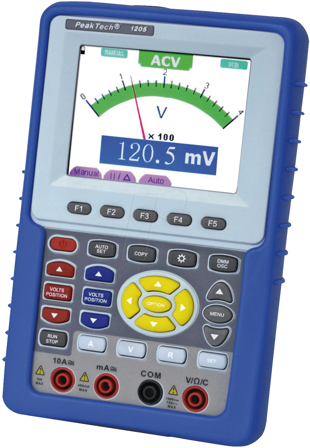 Купить PeakTech Hand-Oszilloskop 2x100 MHz (PEAKTECH 1195) (P1195) в магазине wardena.ru