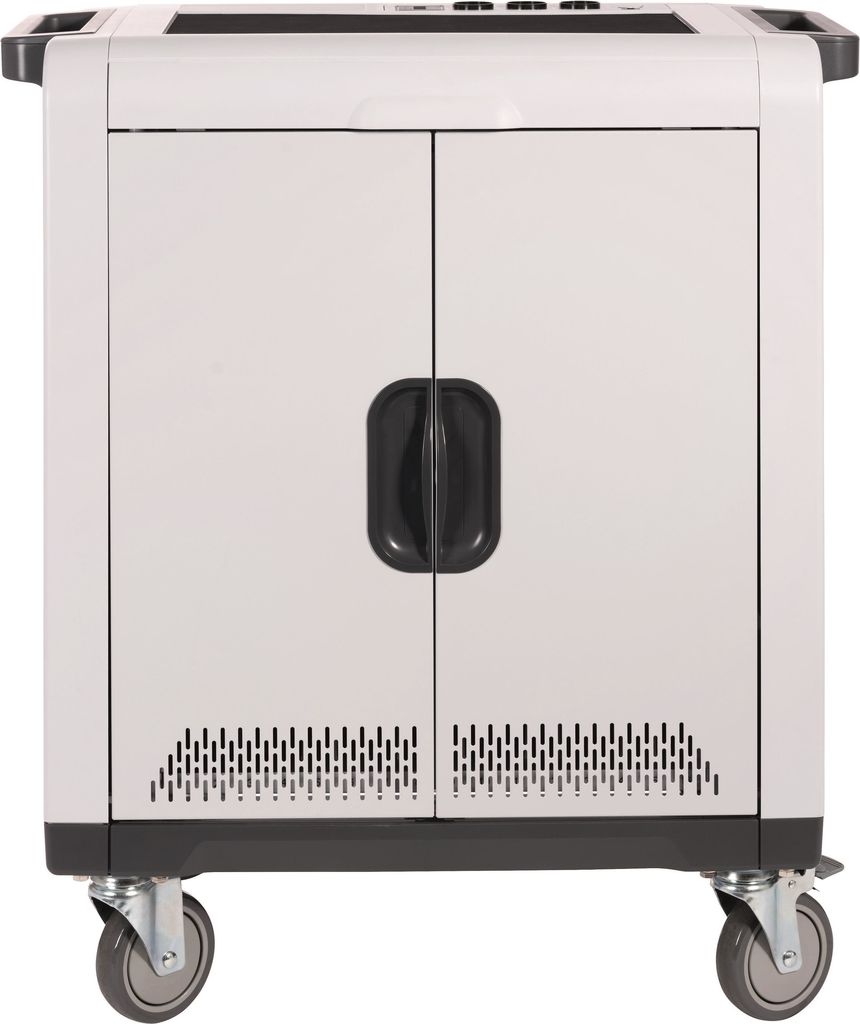 Купить PARAT PARAPROJECT Trolley i32 - Wagen (synchronisieren und laden) für 32 Tablets / 1 Notebook - verriegelbar - Grau, weiß - Bildschirmgröße: up to 33,8 cm (tablet) / up to 43,2 cm (notebook) (up to 13.3" (tablet) / up to (832.530.999) в магазине wardena.ru