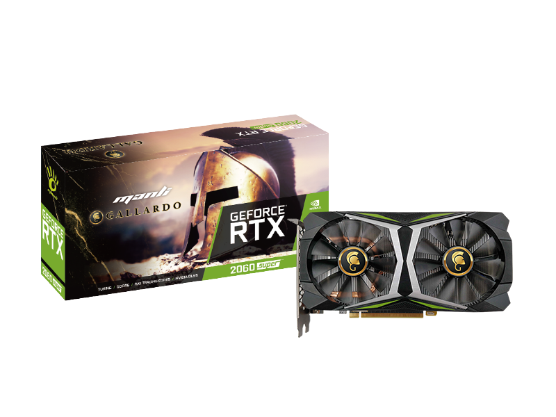 Купить Manli M-NRTX2060SG/6RGHPPP-M2435 NVIDIA GeForce RTX 2060 SUPER 8 GB GDDR6 (N5372060SM24351) в магазине wardena.ru
