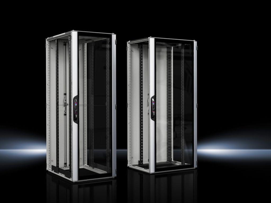 Купить Rittal 5307.124 Rack 42U Freistehendes Gestell Schwarz - Grau (5307124) в магазине wardena.ru