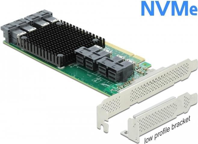 Купить DeLOCK PCI Express x16 Card to 8 x internal SFF-8643 NVMe - Speicher-Controller - SAS Low-Profile - 32 Gbit/s - PCIe 3.0 x16 (90504) в магазине wardena.ru