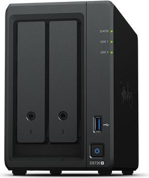 Купить Synology Disk Station DS720+ - NAS-Server - 2 Schächte - RAID 0, 1, JBOD - RAM 2 GB - Gigabit Ethernet - iSCSI (DS720+) в магазине wardena.ru