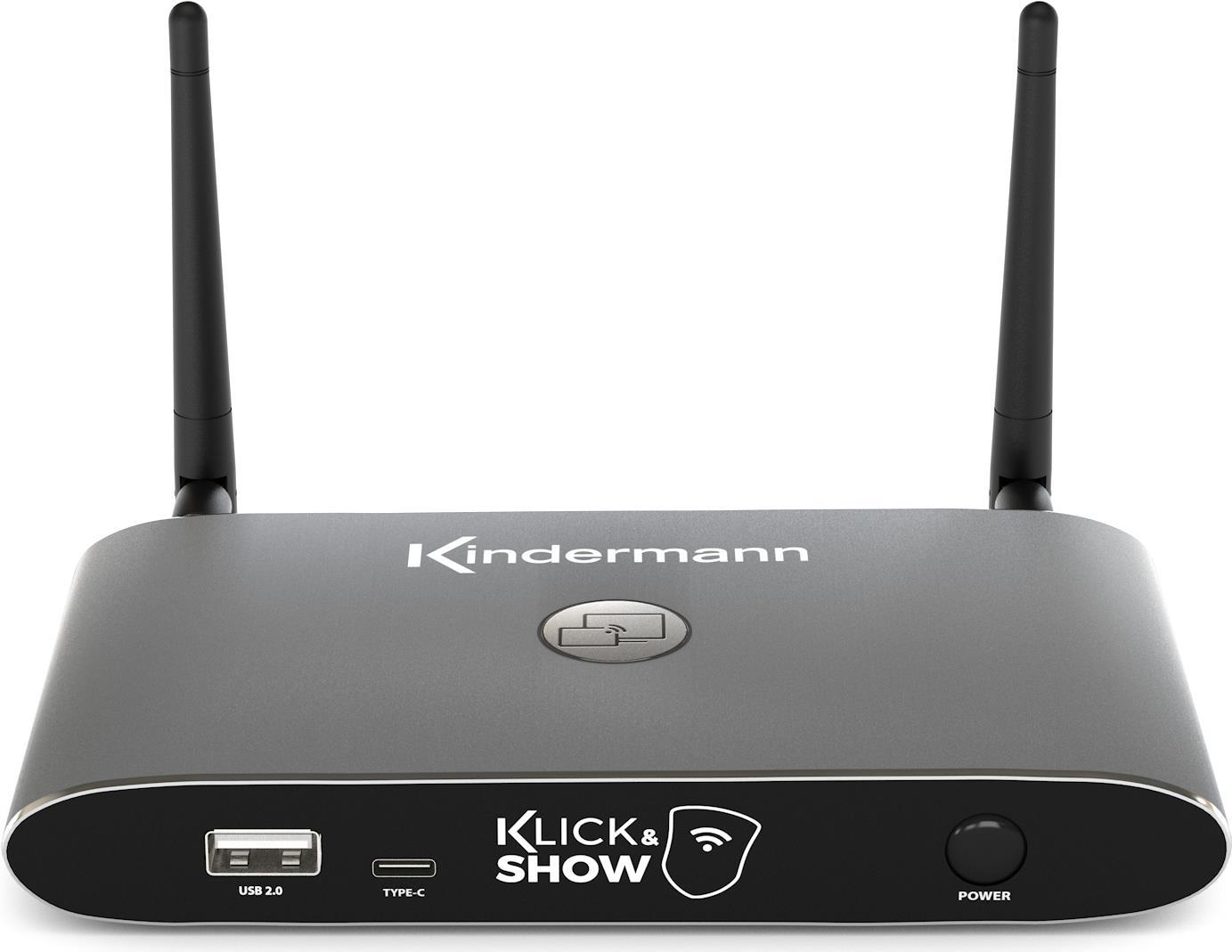 Купить Kindermann Klick & Show K 40 Base Unit - Kabelloses Präsentationssystem HDMI Desktop (WMS-40) в магазине wardena.ru