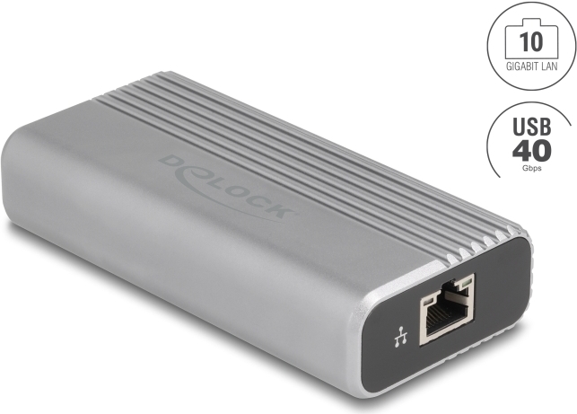Купить Delock USB 40 Gbps Type-C Netzwerk Adapter 10 Gigabit LAN 1 x RJ45 (64349) в магазине wardena.ru