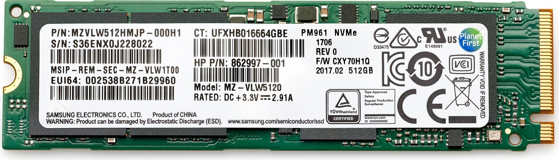 Купить HP - SSD - 1 TB - intern - M.2 - PCI Express 3.0 x4 (NVMe) - für ZBook 15 G6 Mobile Workstation, 17 G6 Mobile Workstation (6SK99AA#AC3) в магазине wardena.ru