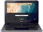 Купить Acer Chromebook 311 C733T-C4B2 - Celeron N4120 / 1.1 GHz - Chrome OS - 4 GB RAM - 32 GB eMMC - 29.5 cm (11.6") IPS Touchscreen 1366 x 768 (HD) - UHD Graphics 600 - Wi-Fi, Bluetooth - Schiefer schwarz - kbd: Deutsch (NX.H8WEG.002) в магазине wardena.ru