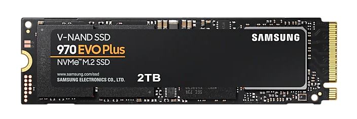 Купить Samsung 970 EVO Plus NVMe™ M.2 SSD - 2 TB Solid State Drive (SSD) PCI Express 3.0 V-NAND MLC (MZ-V7S2T0BW) в магазине wardena.ru