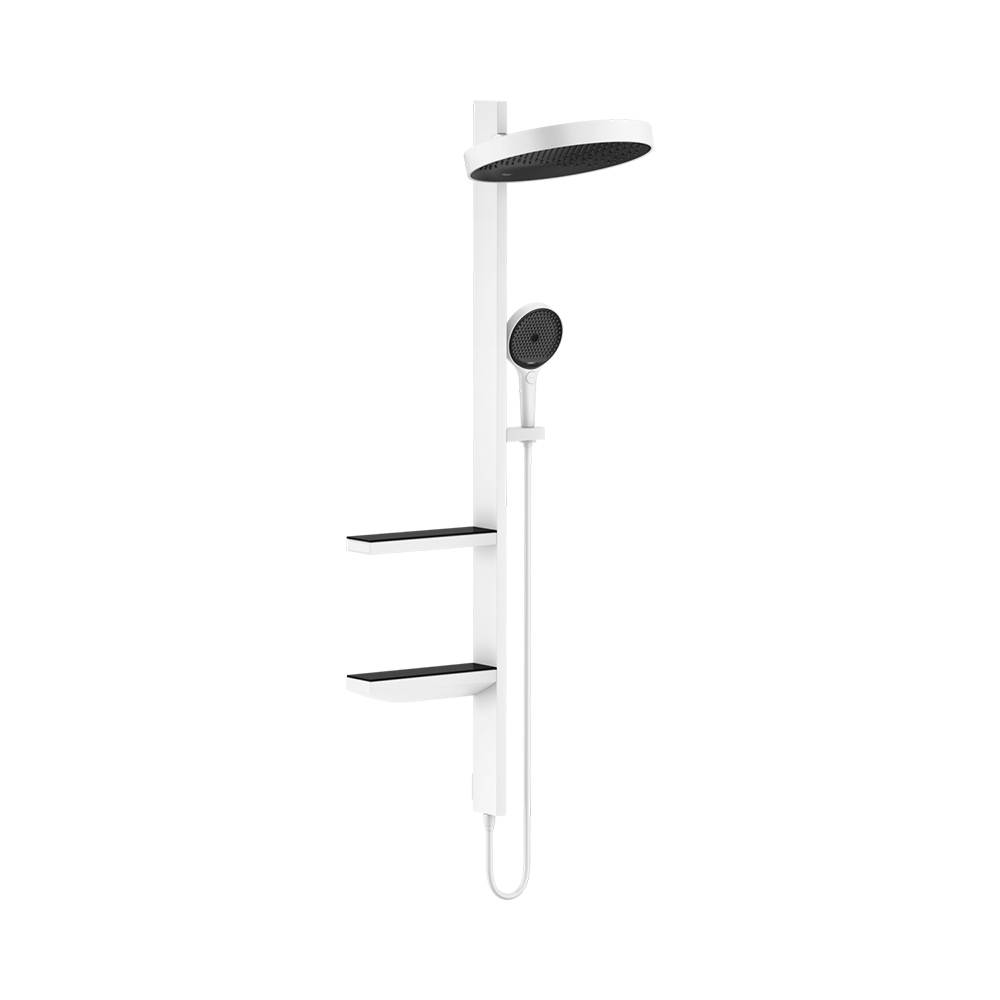 Купить Hansgrohe Rainfinity Showerpipe 360 Душевой набор скрытого монтажа белый матовый 26842700 в магазине wardena.ru