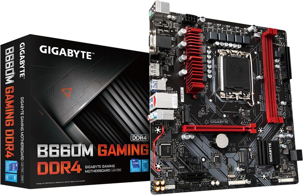 Купить Gigabyte B660M GAMING DDR4 - Intel - LGA 1700 - Intel® Celeron® - Intel® Core™ i3 - Intel Core i5 - Intel Core i7 - Intel Core i9 - Intel® Pentium® - DDR4-SDRAM - 64 GB - DIMM (B660M GAMING DDR4) в магазине wardena.ru