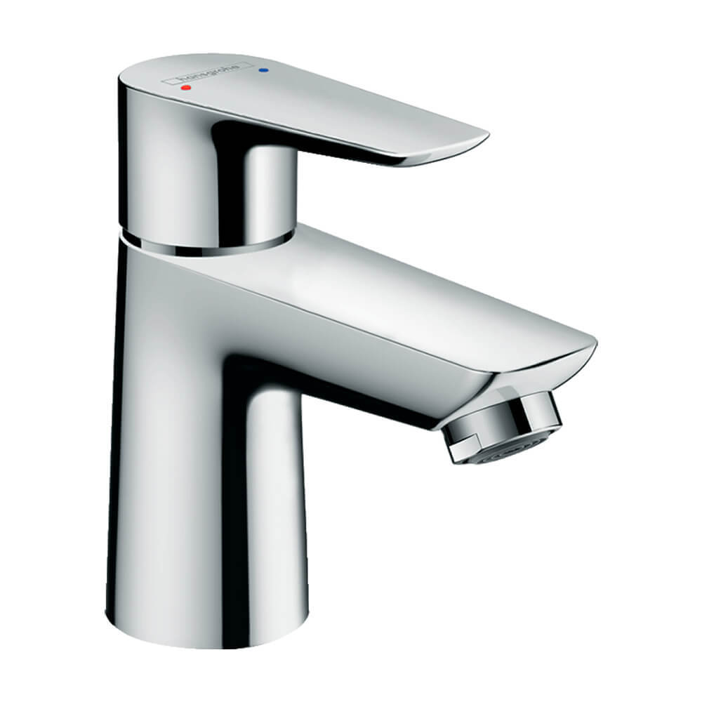 Купить Hansgrohe Talis E Смеситель для раковины 80 однорычажный со сливным гарнитуром хром 71700000 в магазине wardena.ru