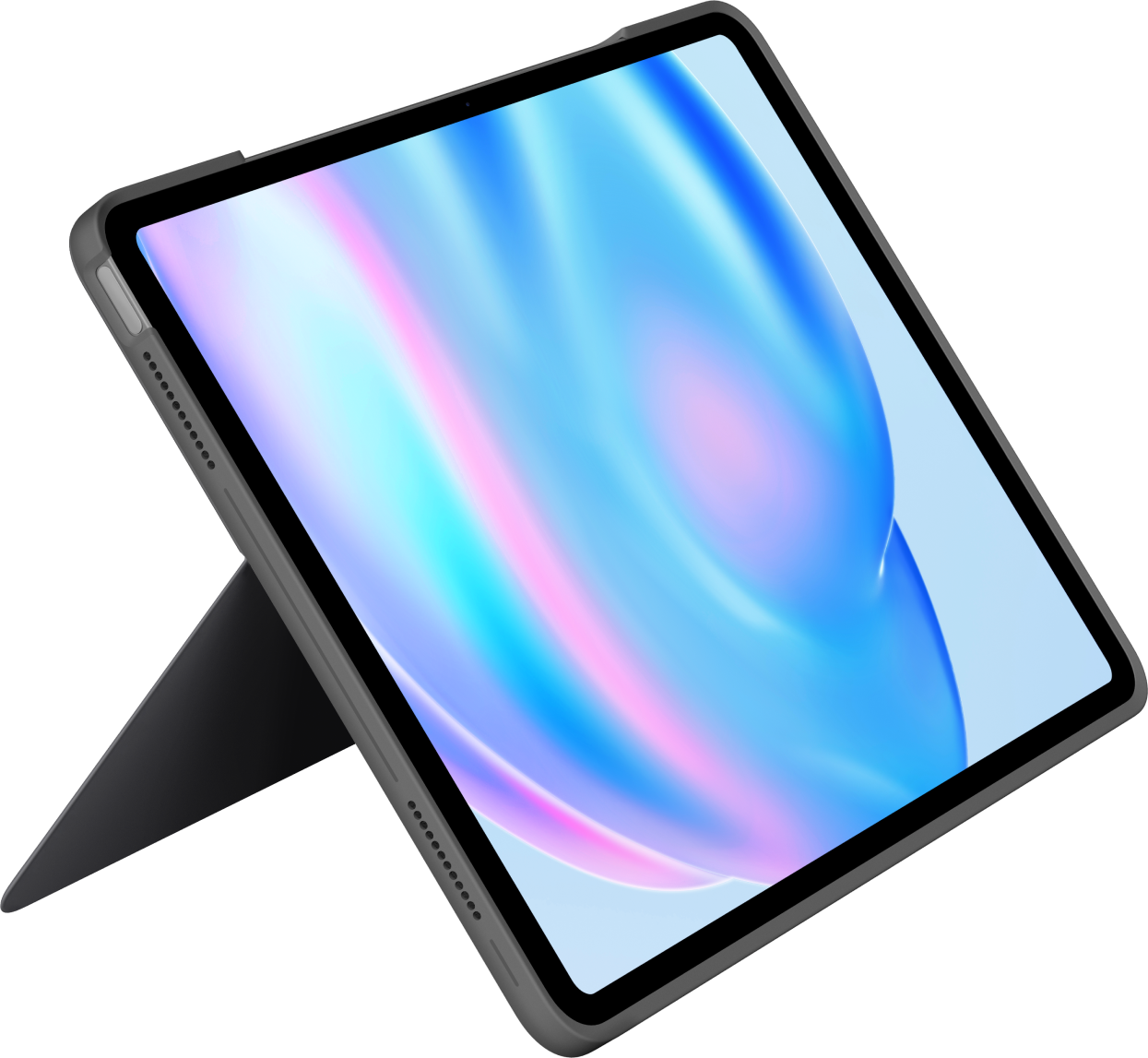 Купить Logitech Combo Touch - Tastatur und Foliohülle - mit Trackpad - hintergrundbeleuchtet - Apple Smart connector - QWERTZ - Schweiz - Oxford Gray - für Apple 13-inch iPad Air (M2) (920-012612) в магазине wardena.ru