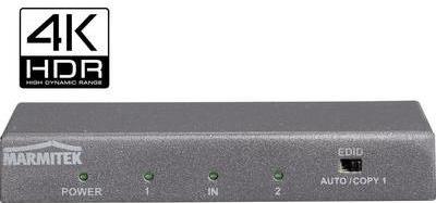 Купить Marmitek Split 612 UHD - 2.0 - Video-/Audio-Splitter - 2 x HDMI - Desktop (08323) в магазине wardena.ru