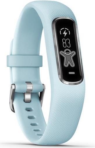 Купить Garmin vivosmart 4 - Silber - Aktivitätsmesser mit Band - Silikon - Azure Blue - Bandgröße: S/M - einfarbig - Bluetooth, ANT+ - 20,4 g (010-01995-04) в магазине wardena.ru