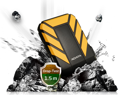 Купить ADATA HD710P - Festplatte - 1 TB - extern (tragbar) - 2.5" (6.4 cm) - USB 3.1 - Gelb (AHD710P-1TU31-CYL) в магазине wardena.ru
