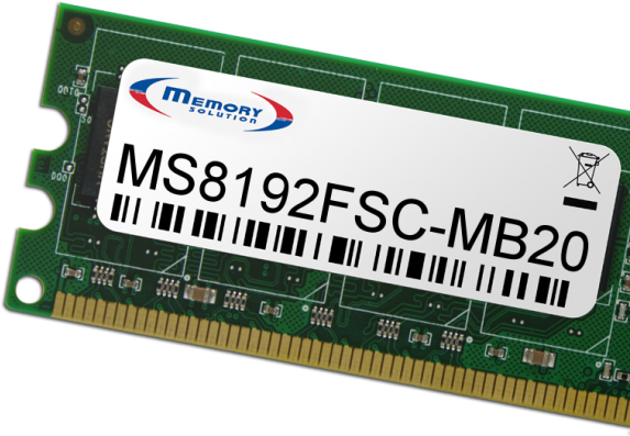 Купить Memory Solution MS8192FSC-MB20 Speichermodul 8 GB (MS8192FSC-MB20) в магазине wardena.ru