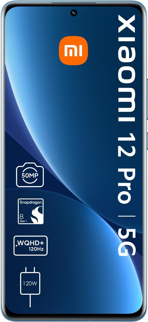 Купить Xiaomi 12 Pro - 5G Smartphone - Dual-SIM - RAM 8 GB / Internal Memory 256 GB - OLED-Display - 6.73" - 3200 x 1440 Pixel (120 Hz) - Triple-Kamera 50 MP, 50 MP, 50 MP - front camera 32 MP - Blau (MZB0AEHEU) в магазине wardena.ru