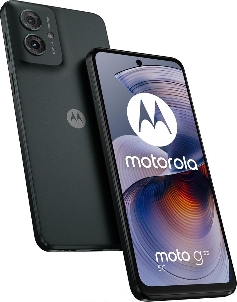 Купить Motorola moto g55 5G 16,5 cm (6.49") Dual-SIM Android 14 USB Typ-C 8 GB 256 GB 5000 mAh Grau (PB5U0006PL) в магазине wardena.ru