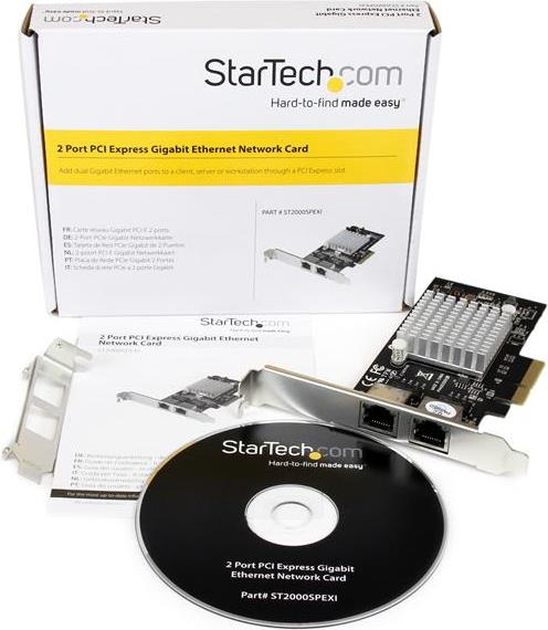 Купить StarTech.com 2 Port PCI Express Gigabit Ethernet Netzwerkkarte - PCIe Sever Adapter - Netzwerkadapter - PCI Express 2,1 x4 - Gigabit Ethernet x 2 (ST2000SPEXI) в магазине wardena.ru
