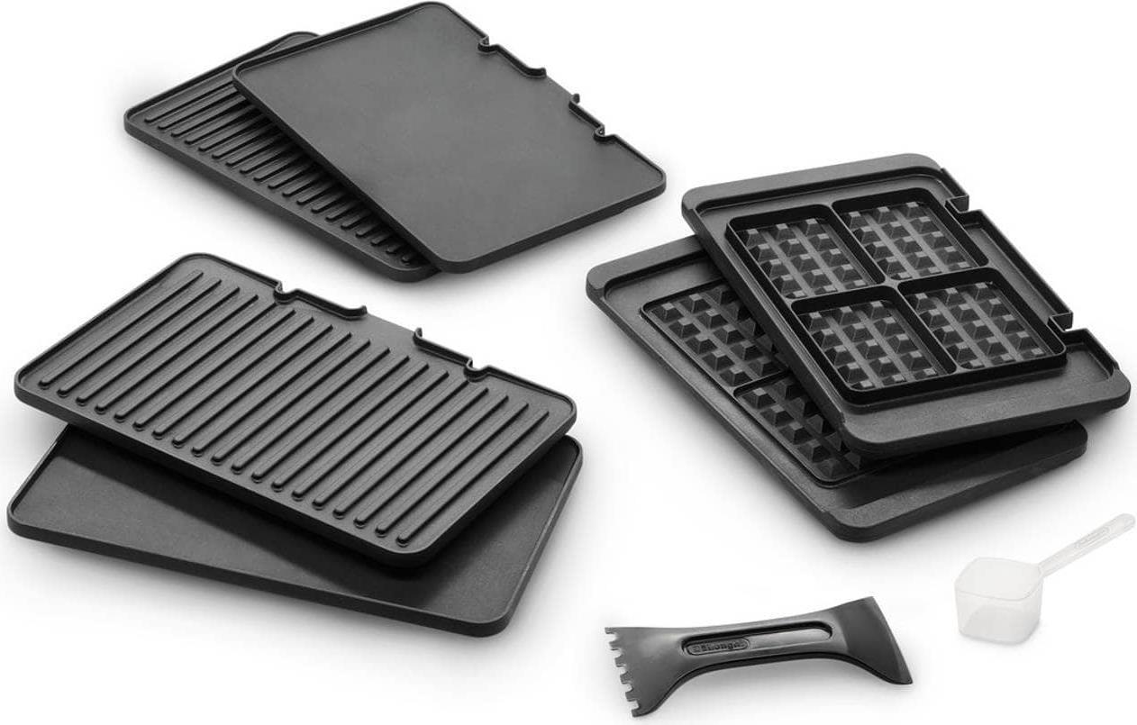 Купить DeLonghi CGH 1030D - Edelstahl - Rechteckig - Knöpfe - Drehregler - 370 x 230 mm - LED - 2000 W (CGH1030D) в магазине wardena.ru